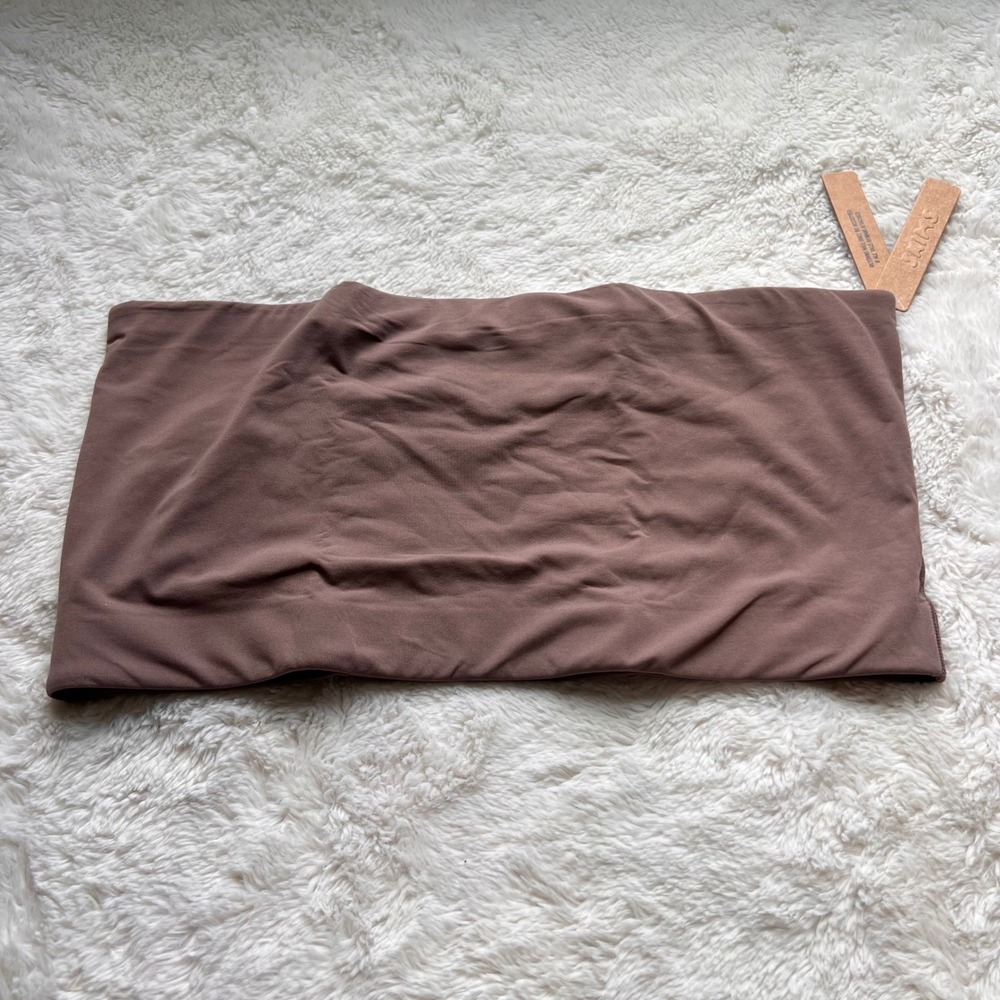 SKIMS Fits Everybody Bandeau Bra Umber Brown BR-BND-2026 Womens Size 3X NWT